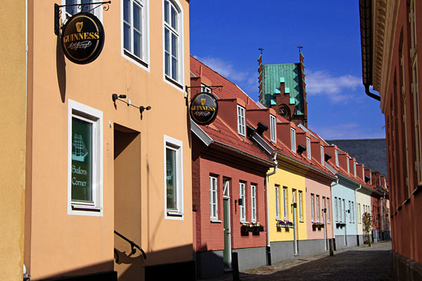 Små byhuse i Trelleborg