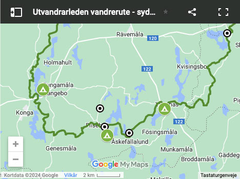 Vandreruten Utvandrarleden