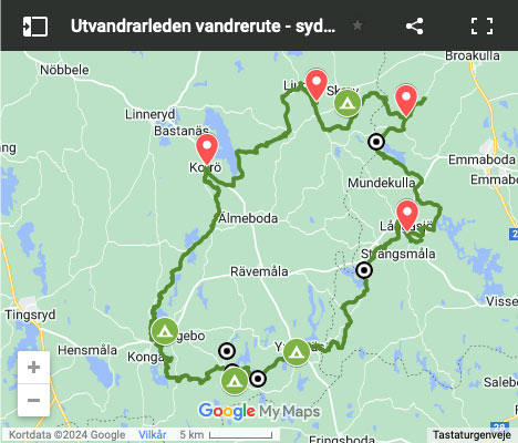 Vandreruten Utvandrarleden