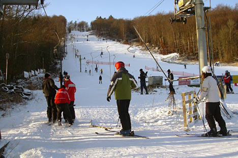 Skiferie på Vångabacken, Sverige