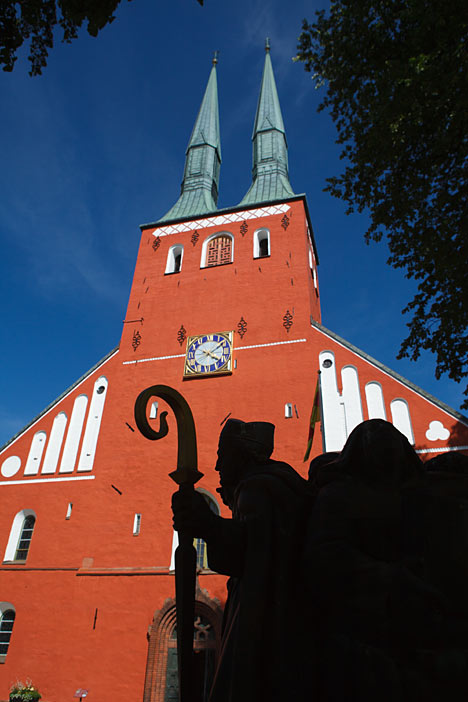Växjö Domkyrka i Småland, Sverige