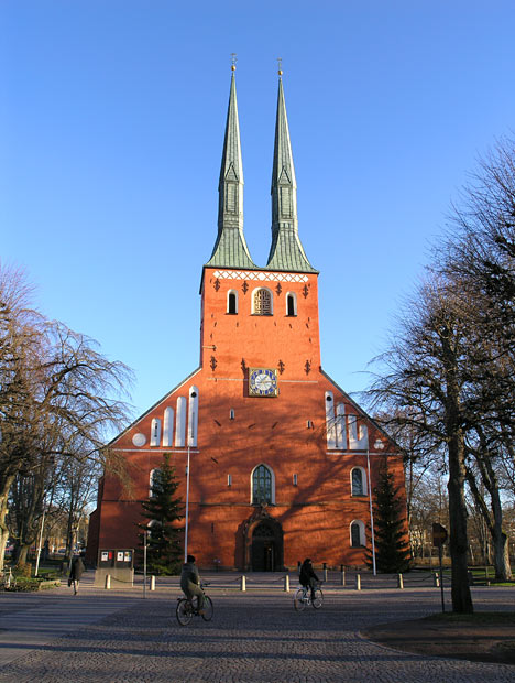 Växjö Domkyrka i Småland, Sverige