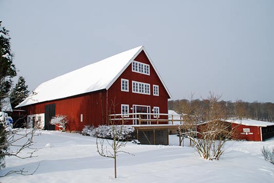 Vinter på Lagetorps Bed & Breakfast