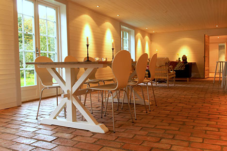 Spisesalen på Säbyholms Bed & Breakfast Spisesalen på Säbyholms Bed & Breakfast