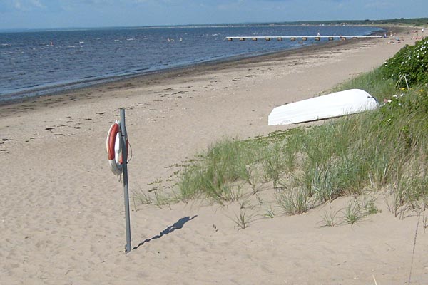 Sandstrand ved Kattvik Sandstrand ved Kattvik