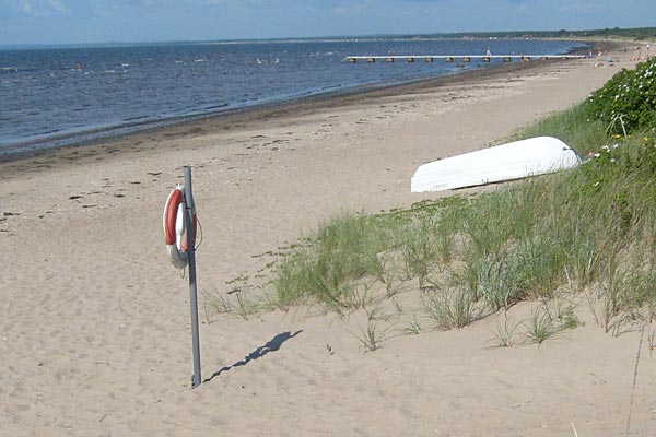 Sandstrand ved Kattvik