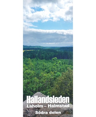 Kort over Hallandsleden - Södra delen