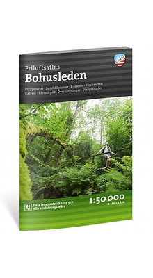 Friluftsatlas Bohusleden 1:50.000