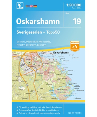 Oskarshamn Sverigeserien - Topo50 - blad 19
