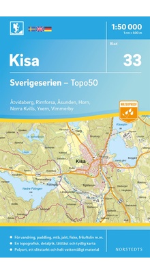 Kisa Sverigeserien - Topo50 - blad 33
