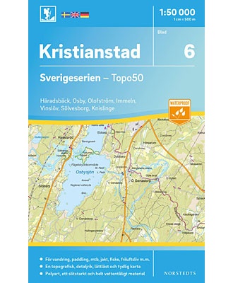 Kristianstad Sverigeserien - Topo50 - blad 6