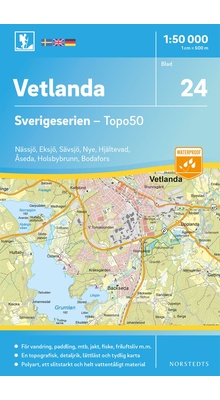 Vetlanda Sverigeserien - Topo50 - blad 24