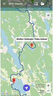 Tjustleden. GPX-fil