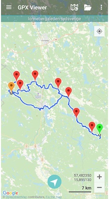 Lönnebergaleden. GPX-fil