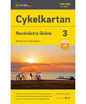 Cykelkartan 3 - Skåne nordvest