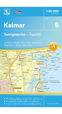 Kalmar Sverigeserien - Topo50 - blad 9