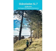 Skåneleden SL7 Sydkust - kort