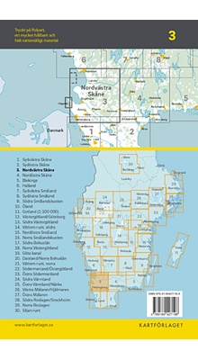 Cykelkartan 3 - Skåne nordvest