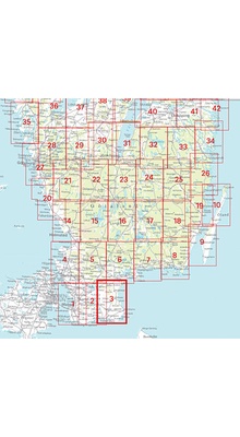 Simrishamn Sverigeserien - Topo50 - blad 3