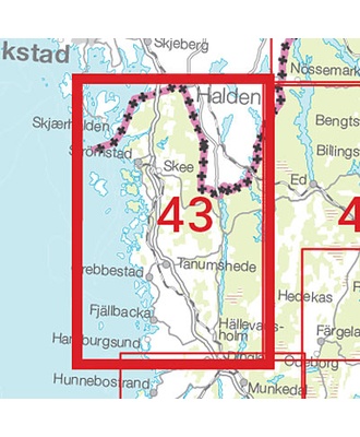 Strömstad Sverigeserien - Topo50 - blad 43