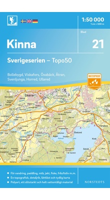 Kinna Sverigeserien - Topo50 - blad 21