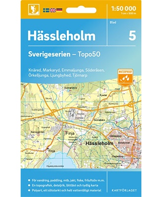 Hässleholm Sverigeserien - Topo50 - blad 5