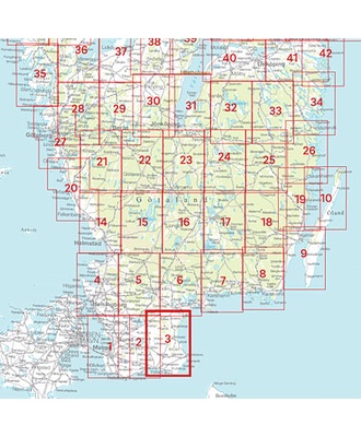 Simrishamn Sverigeserien - Topo50 - blad 3