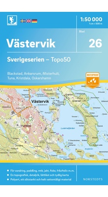 Västervik Sverigeserien - Topo50 - blad 26