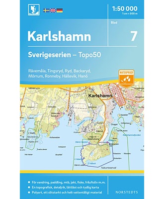 Karlshamn Sverigeserien - Topo50 - blad 7