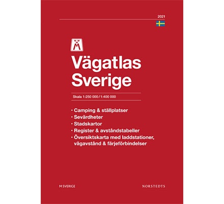 Vägatlas Sverige 2021