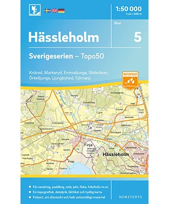 Hässleholm Sverigeserien - Topo50 - blad 5