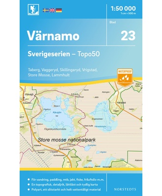 Värnamo Sverigeserien - Topo50 - blad 23