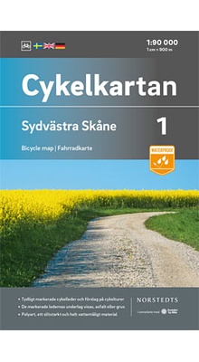 Cykelkartan Blad 1 - Skåne sydvest