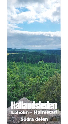 Kort over Hallandsleden - Södra delen