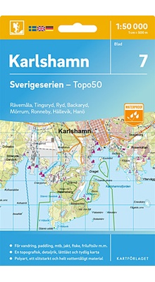 Karlshamn Sverigeserien - Topo50 - blad 7