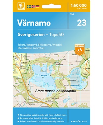 Värnamo Sverigeserien - Topo50 - blad 23