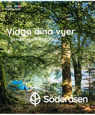 Kort over Söderåsen og Söderåsens Nationalpark