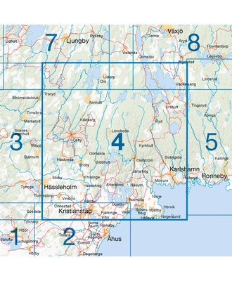 Cykelkartan 4 - Skåne nordøst