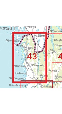 Strömstad Sverigeserien - Topo50 - blad 43