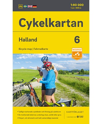 Cykelkartan 6 - Halland midt