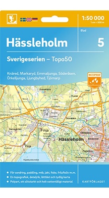 Hässleholm Sverigeserien - Topo50 - blad 5