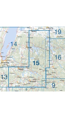 Cykelkartan 15 - Småland nord