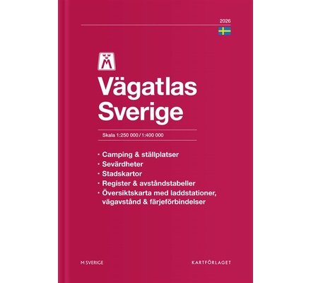 Vägatlas Sverige 2026