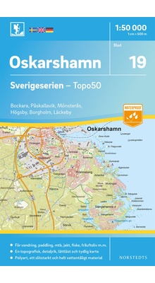 Oskarshamn Sverigeserien - Topo50 - blad 19