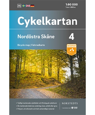 Cykelkartan 4 - Skåne nordøst