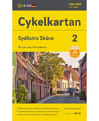 Cykelkartan 2 - Skåne sydøst