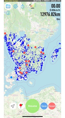 Naturreservater mv. i Sydsverige. GPX-fil