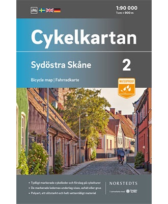 Cykelkartan Blad 2 - Skåne sydøst