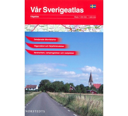 Sverigeatlas med spiralryg