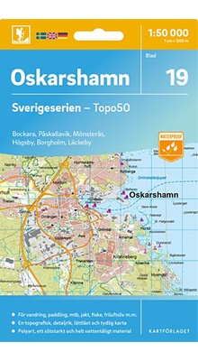 Oskarshamn Sverigeserien - Topo50 - blad 19